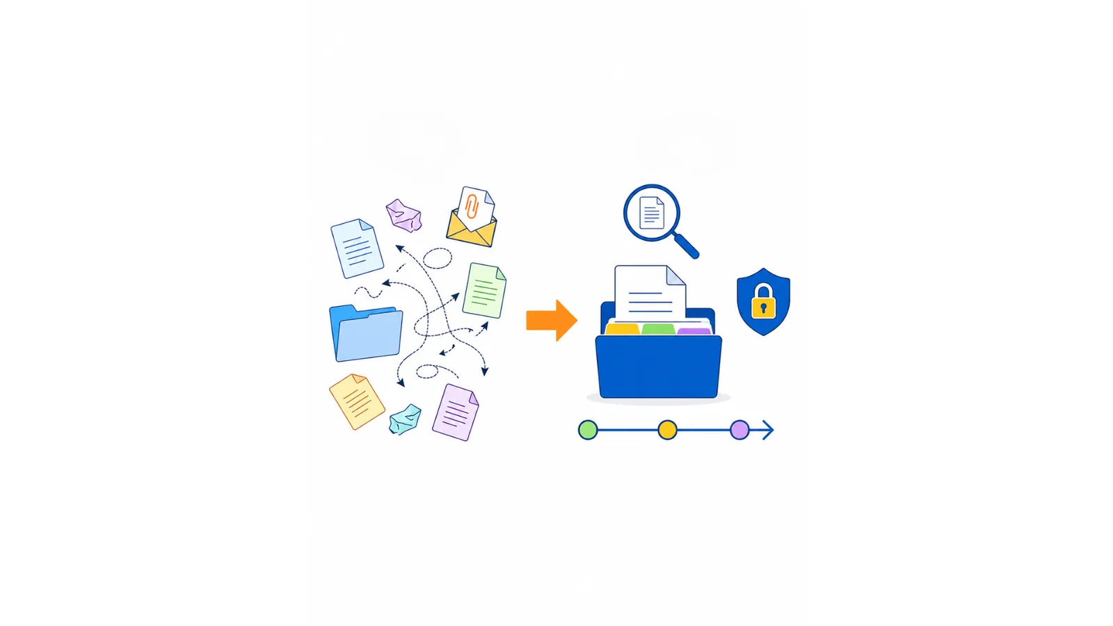 At a glance business benefits of document management software